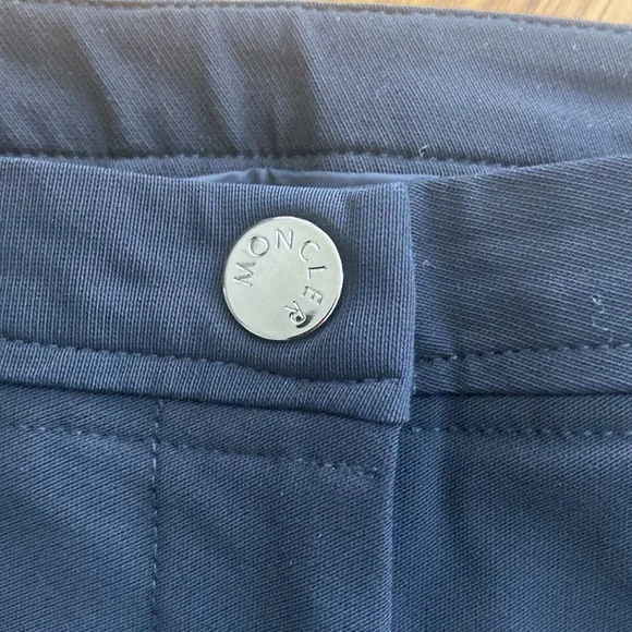 Moncler Women Skinny Black Pants Size 40 XS